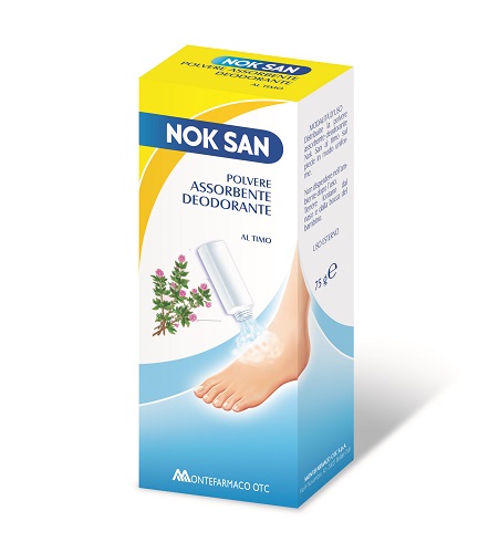 NOK SAN POLVERE ASSORBENTE DEODORANTE 75 G - Farmaunclick.it