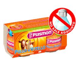 PLASMON OMOGENEIZZATO VITELLO POLLO 80 G X 2 PEZZI - Farmaunclick.it