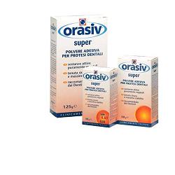 ORASIV SUPER POLVERE ADESIVA CLINICA PER PROTESI DENTALI 125 G - Farmaunclick.it