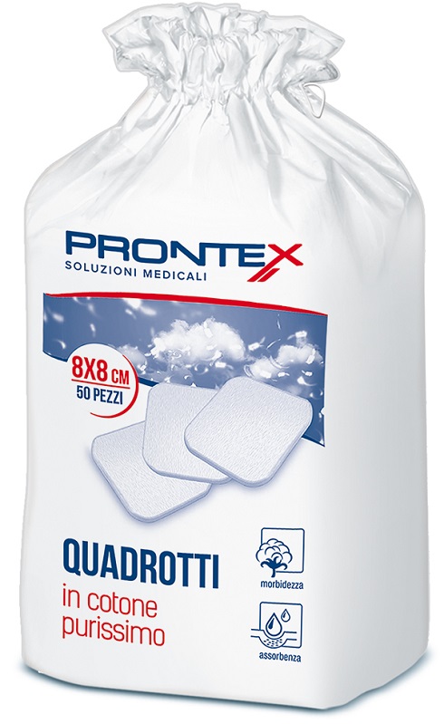 COTONE IDROFILO PRONTEX QUADROTTI - Farmaunclick.it