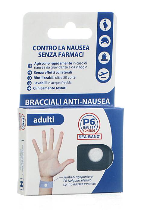 BRACCIALE ANTI NAUSEA PER ADULTI P6 NAUSEA CONTROL 2 PEZZI - Farmaunclick.it