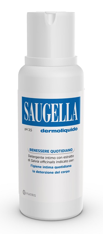 SAUGELLA DERMOLIQUIDO PH 3,5 DETERGENTE INTIMO BENESSERE QUOTIDIANO 750 ML - Farmaunclick.it