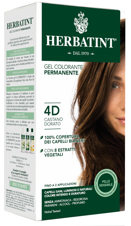 HERBATINT 4D CASTANO DORATO 150 ML - Farmaunclick.it