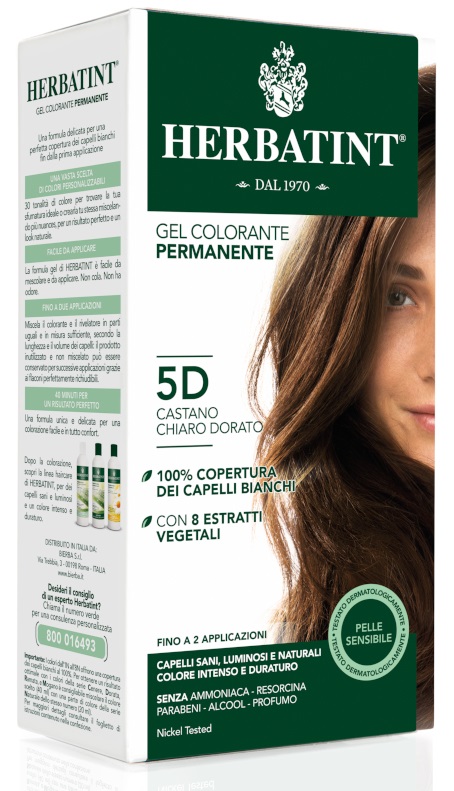 HERBATINT 5D CASTANO CHIARO DORATO 150 ML - Farmaunclick.it