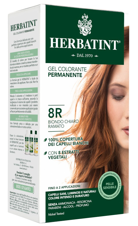 HERBATINT 8R BIONDO CHIARO RAMATO 150 ML - Farmaunclick.it