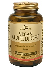 VEGAN MULTI DIGEST 50 TAVOLETTE MASTICABILI - Farmaunclick.it