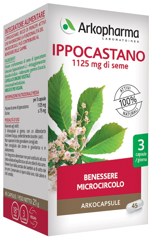 ARKO CAPSULE IPPOCASTANO 45 CAPSULE - Farmaunclick.it