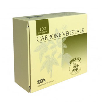 ZETAVIS CARBONE VEGETALE 100 COMPRESSE - Farmaunclick.it