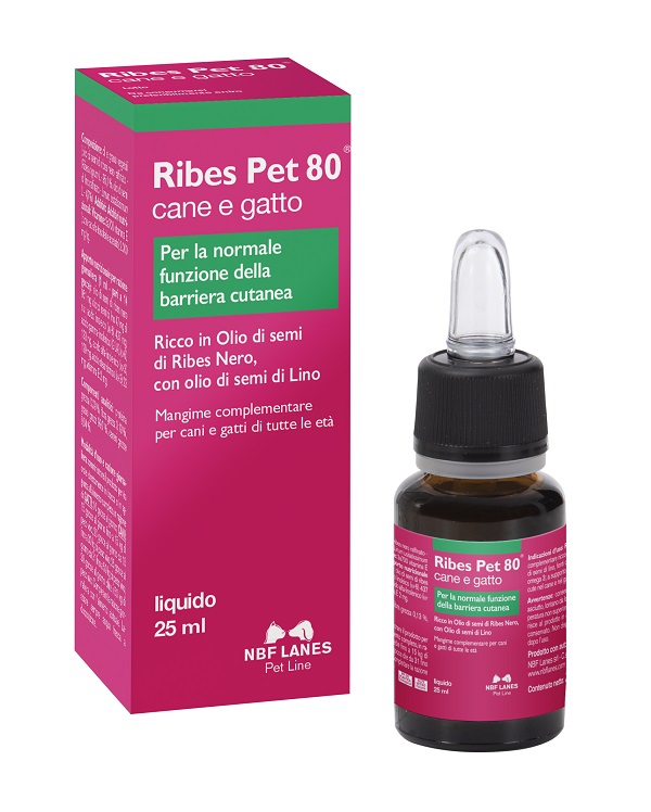 RIBES PET 80 GOCCE OLIO 25 ML CON CONTAGOCCE - Farmaunclick.it