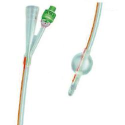 CATETERE FOLEY IN SILICONE TRASPARENTE A 2 VIE CON PALLONCINO 5-10ML DIAMETRO CH22 7,33MM LUNGHEZZA 40CM - Farmaunclick.it