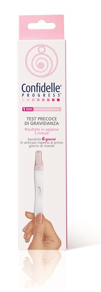 TEST PRECOCE DI GRAVIDANZA CONFIDELLE PROGRESS 1 PEZZO - Farmaunclick.it