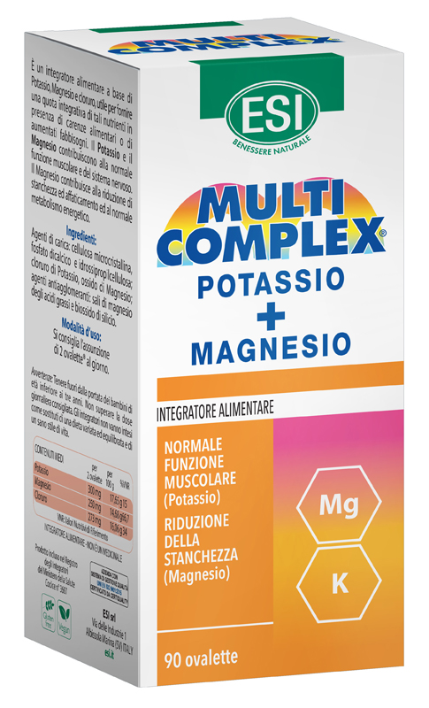 ESI MULTICOMPLEX POTASSIO MG 90 OVALETTE - Farmaunclick.it