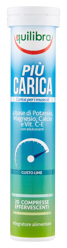 PIU' CARICA 20 COMPRESSE EFFERVESCENTI 90 G - Farmaunclick.it