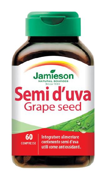 SEMI UVA GRAPE SEED JAMIESON 60 COMPRESSE - Farmaunclick.it