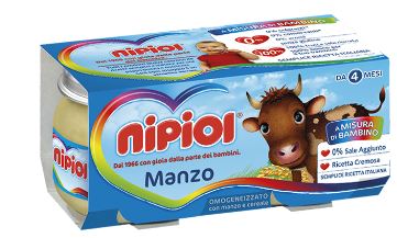 NIPIOL OMOGENEIZZATO MANZO 80 G 2 PEZZI - Farmaunclick.it