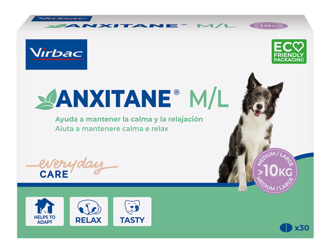 ANXITANE M/L SUPPLEMENTO NUTRIZIONALE SCATOLA 30 COMPRESSE APPETIBILI - Farmaunclick.it