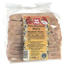 FETTE BISCOTTATE DOLCI MANDORLA MALTO 250 G - Farmaunclick.it