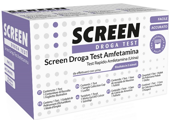 DROGA TEST CHE RILEVA UNA SOSTANZA ANFETAMINA SCREEN DROGA TEST ANFETAMINE - Farmaunclick.it