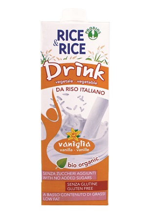 RICE&RICE BEVANDA DI RISO ALLA VANIGLIA 1 LITRO - Farmaunclick.it
