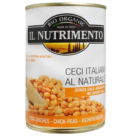 IL NUTRIMENTO CECI ITALIANI AL NATURALE SENZA SALE AGGIUNTO 400 G - Farmaunclick.it