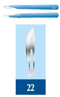 BISTURI PIC MONOUSO STERILE MISURA 22 1 PEZZO - Farmaunclick.it