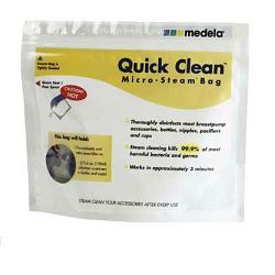 QUICK CLEAN SACCA PER STERILIZZAZIONE A MICROONDE 5 PEZZI - Farmaunclick.it