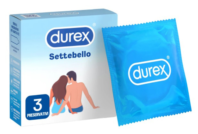 PROFILATTICO DUREX SETTEBELLO CLASSICO 3 PEZZI - Farmaunclick.it