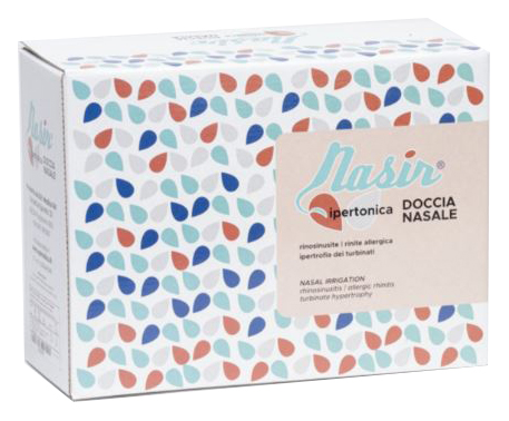 SOLUZIONE FISIOLOGICA IPERTONICA STERILE NASIR 8 SACCHE VERSIONE DA 250ML - Farmaunclick.it