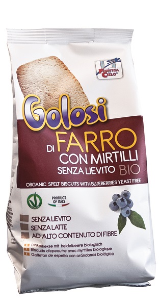 FSC I GOLOSI BISCOTTI DI FARRO E MIRTILLI BIO SENZA LIEVITO VEGAN SENZA LATTE 250 G - Farmaunclick.it