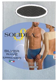 SILVER WAVE SLIMMING SLEEVES NERO M - Farmaunclick.it