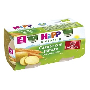 HIPP BIO HIPP BIO OMOGENEIZZATO CAROTE CON PATATE 2X80 G - Farmaunclick.it