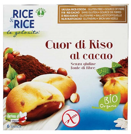 RICE&RICE CUOR DI RISO AL CACAO 6 X 33 G - Farmaunclick.it