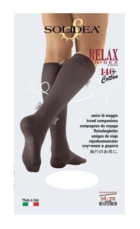 RELAX UNISEX 140 GAMBALETTO COTTON NERO 5 XXL - Farmaunclick.it