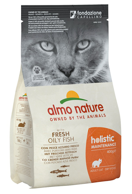 HOLISTIC CAT PESCE AZZURRO/RISO 400 G - Farmaunclick.it