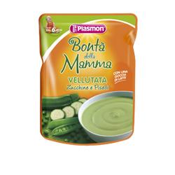 PLASMON POUCHES VELLUTATA DI ZUCCHINE E PISELLI 180 G - Farmaunclick.it