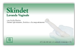 SKINDET LAVANDA VAGINALE 4 FLACONI 140 ML + 4 CANNULE MONOUSO IN BLISTER - Farmaunclick.it