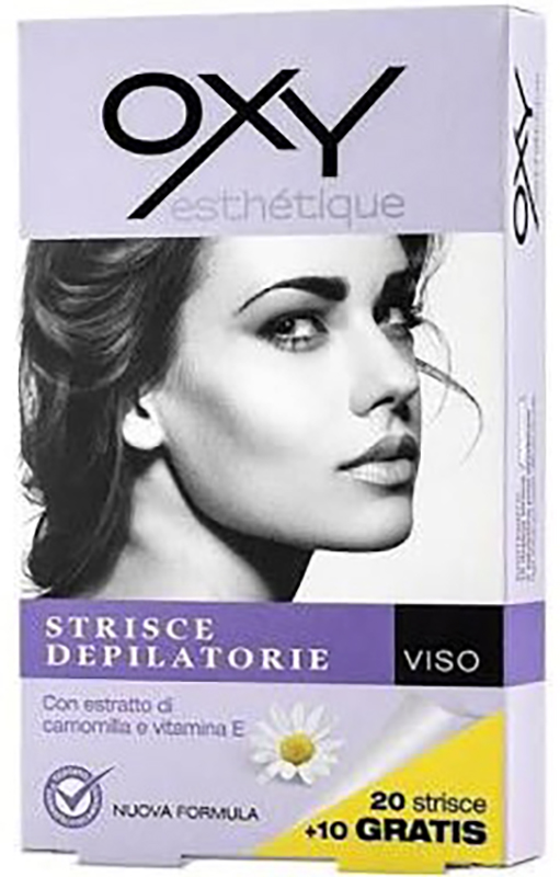 OXY STRISCE DEPILATORIE VISO 20 PEZZI - Farmaunclick.it