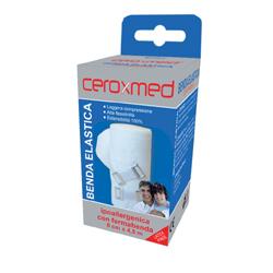 BENDA ELASTICA CEROXMED 6X450 CM CON GANCIO 1 PEZZO - Farmaunclick.it