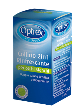 GOCCE OCULARI OPTREX ACTIDROPS 2IN1 RINFRESCANTE OCCHI STANCHI 1 PEZZO - Farmaunclick.it