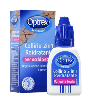 GOCCE OCULARI OPTREX ACTIDROPS 2IN1 REIDRATANTE OCCHI STANCHI 1 PEZZO - Farmaunclick.it