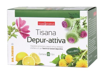 NATURPLUS TISANA DEPUR-ATTIVA 20 FILTRI - Farmaunclick.it
