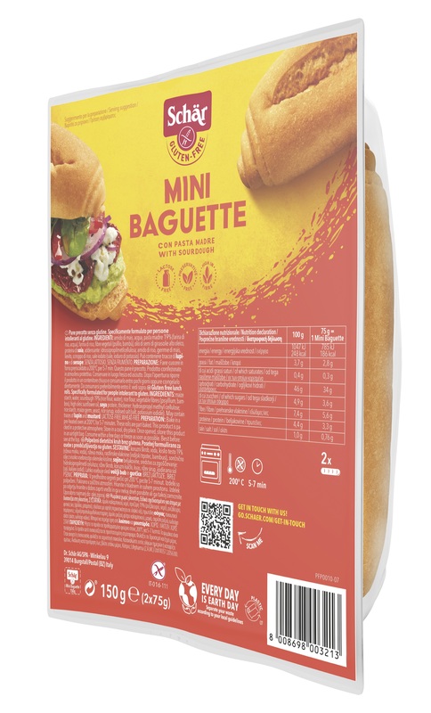 SCHAR DUO MINI-BAGUETTE 150 G - Farmaunclick.it
