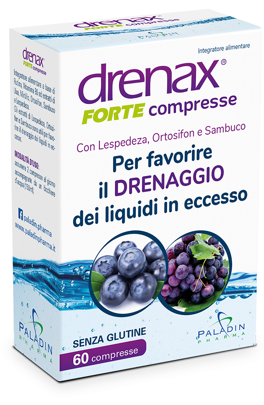 DRENAX FORTE MIRTILLO 60 COMPRESSE - Farmaunclick.it