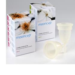 COPPETTA MESTRUALE MOONCUP TAGLIA A GRANDE PER DONNE CON PIU' DI 30 ANNI - Farmaunclick.it