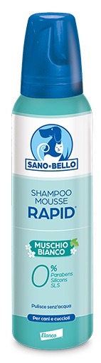 SANO E BELLO SHAMPOO MOUSSE RAPID NF MUSCHIO BIANCO 300 ML - Farmaunclick.it