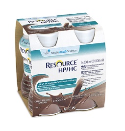 RESOURCE HP/HC CIOCCOLATO 4 BOTTIGLIE 200 ML - Farmaunclick.it