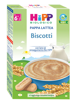HIPP BIO PAPPA LATTEA BISCOTTI 250 G - Farmaunclick.it
