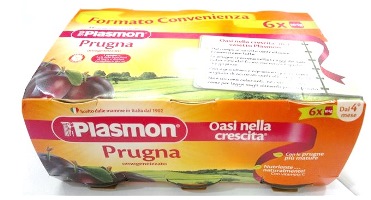 PLASMON OMOGENEIZZATO PRUGNA 6 X 104 G - Farmaunclick.it