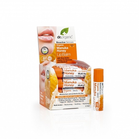DR ORGANIC MANUKA HONEY MIELE DI MANUKA LIP BALM BALSAMO LABBRA 5,7 ML - Farmaunclick.it