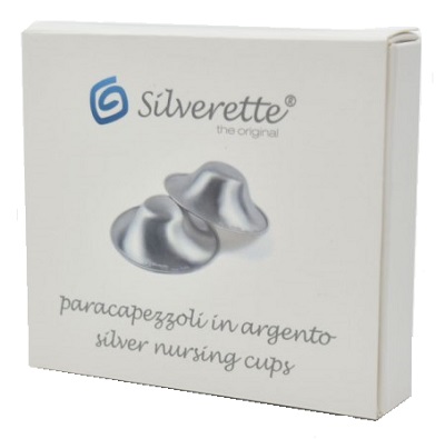 SILVERETTE MINI COPPETTE PROTEZIONE CAPEZZOLI IN ARGENTO 2 PEZZI - Farmaunclick.it